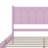 Retro Style Bed with Rectangular Headboard-100010923-100010922
