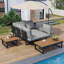 Versatile Outdoor Sofa Set with Adjustable Seats and Multiple Functional Tables-1543714094