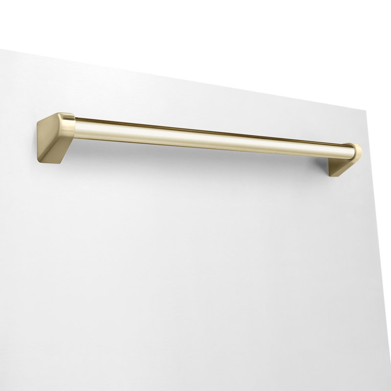 Zline Autograph Edition 24" 45 dBA Built-In Button Control Dishwasher, Gold