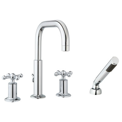 Deck Tub Filler with Diverter