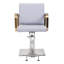 Fauteuil de salon pivotant en similicuir Kriselle-1182673593