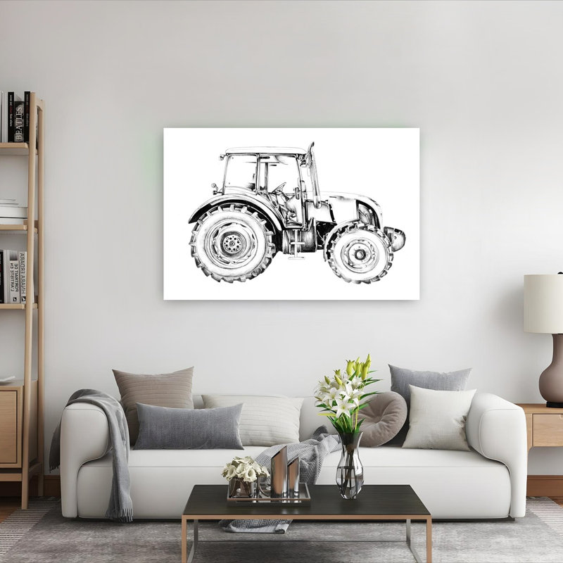 Reproduction d'art mural moderne, paysage industriel abstrait, paysage, nature, H 40 po x l 60 po