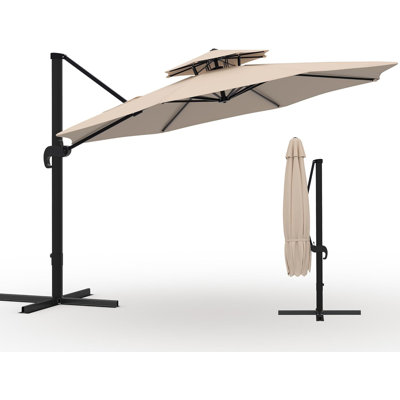 10x10 ft Cantilever Patio Umbrella