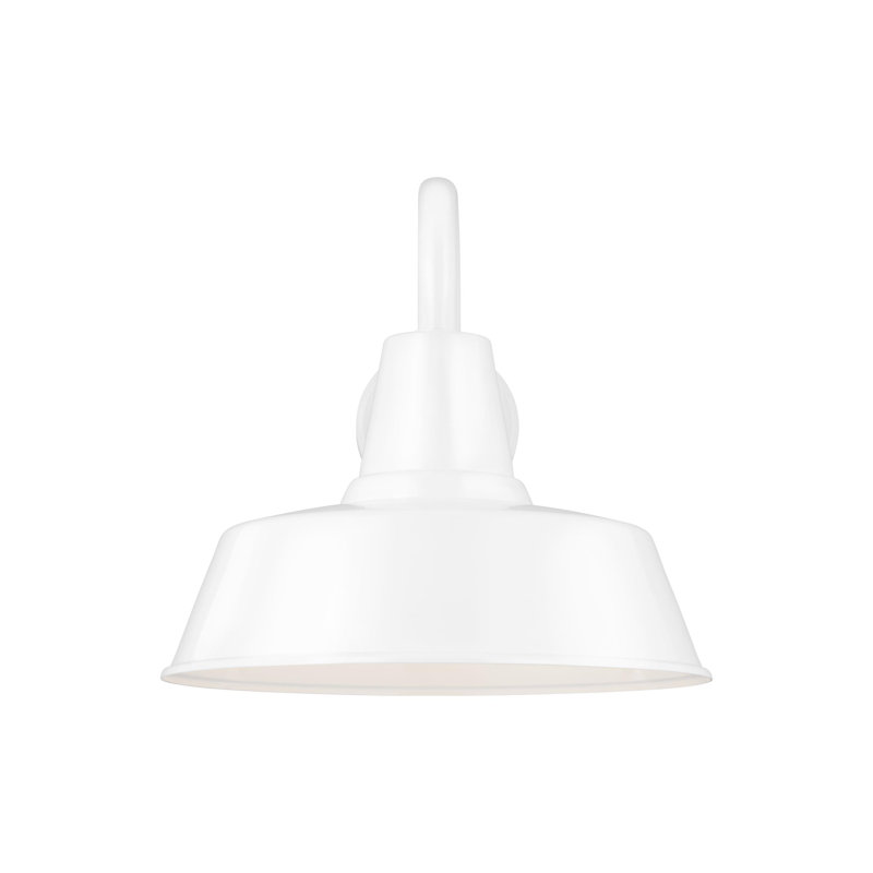 Blakeston Aluminum Wall Light, 13.5" H x 14" W x 14" D, No, White