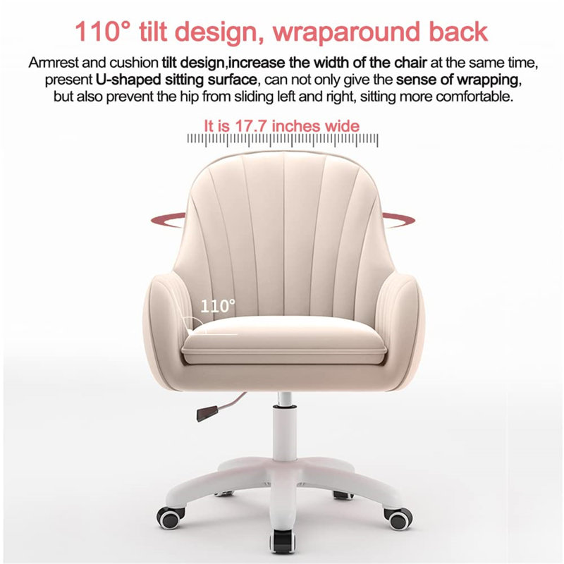 Office Chair, White, White