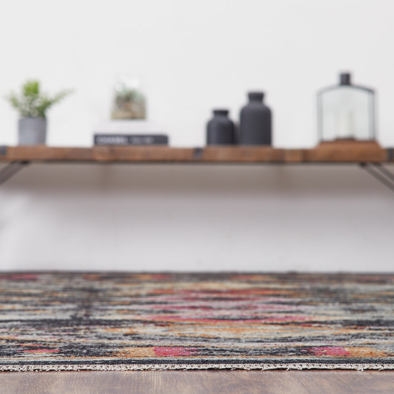 Zahara Hand Knotted Wool Area Rug, Rectangle 9' x 12'
