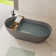 63" Freestanding Solid Surface Bathtub Stone Resin with Overflow and Pop-up Drain, 3 Colours Option