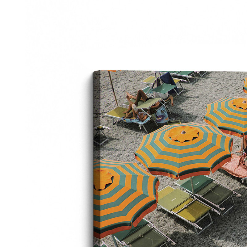 Impression sur toile Seaside Shade, H 12 po x l 18 po x P 1,25 po, Toile tendue