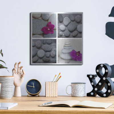 " Zen Orchid Collage " by Andrea Haase