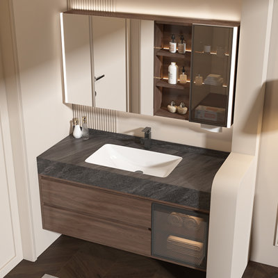 Armoire de salle de bain rétro