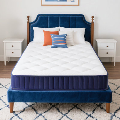 6" Twin XL Medium Hybrid Mattress – Hypoallergenic, Memory Foam & Breathable Fabric, Certipur-US Certified Foam, Mattress In A Box by Alwyn Home