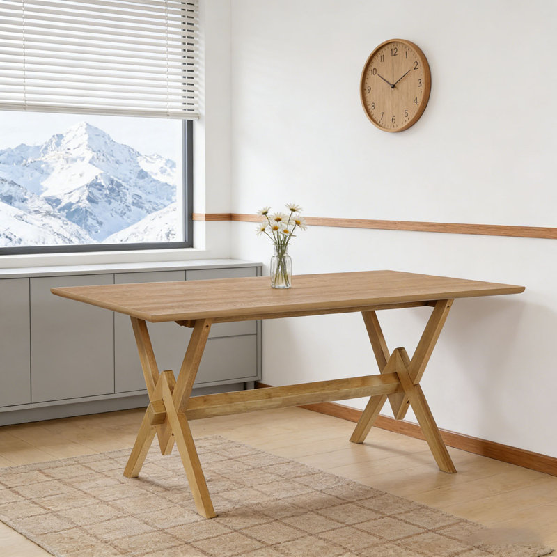 Table de salle à manger 63 ", Naturel