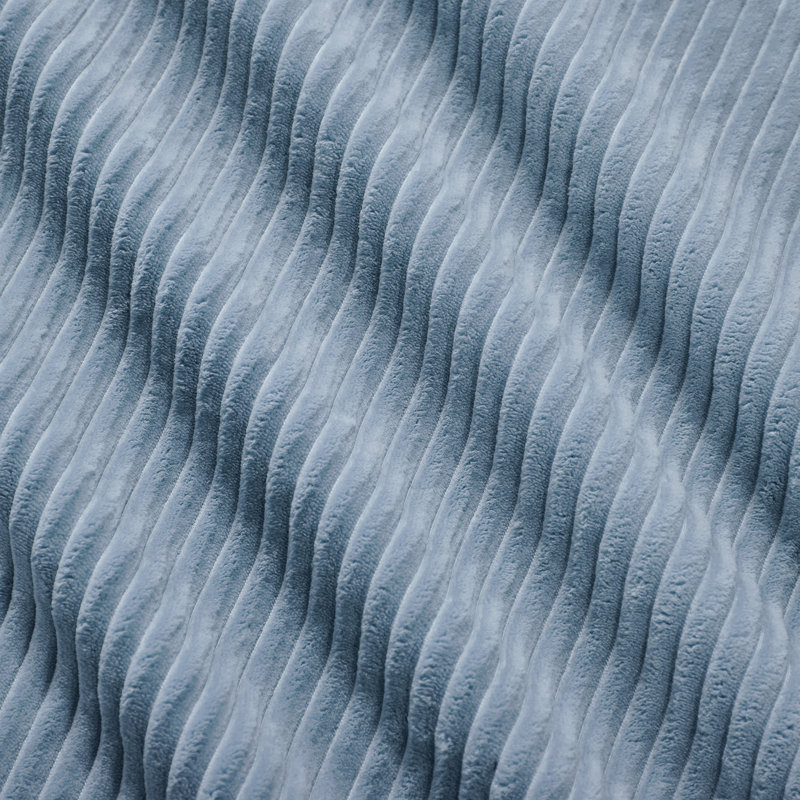 Canapé modulaire en U - Velours côtelé respirant, éponge 32D haute résilience, design ergonomique - bleu, Blue Corduroy