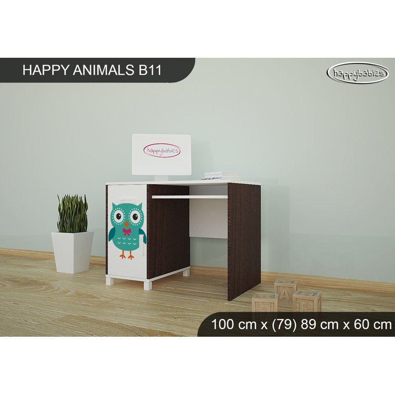100cm Writing Desk, Chestnut