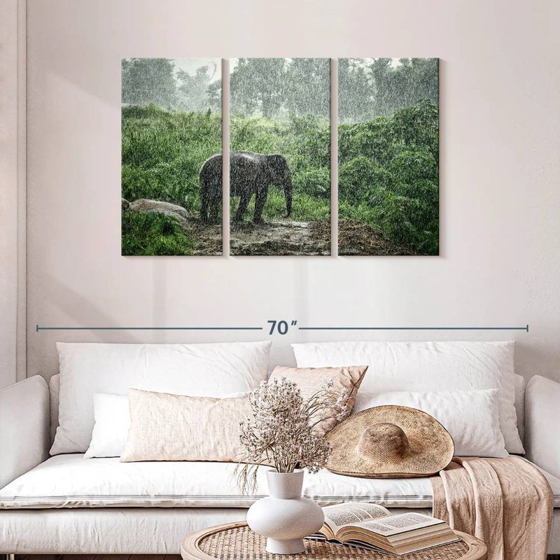 Brampt Elephant Rain Bath, 28" H x 45" W