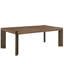 Modern Haze 86 To 122 Inch Wide Extendable Walnut Dining Table With Smoked Gold Metal Feet