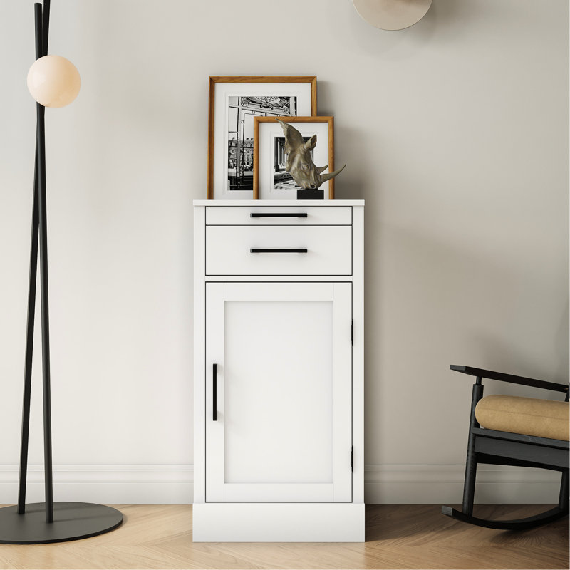 Brown Walnut Cabinet For Study - Create A Productive Space White Wine Buffet Dining, Large Capacity Storage, Drawer Accessories, Display & Crafts