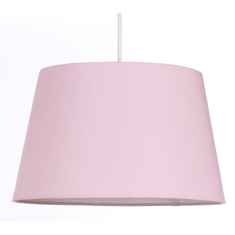 Cotton Empire Lamp Shade ( Uno ), 22cm H x 36cm W x 36 cm D, Pale Pink