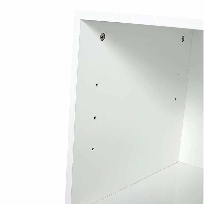 Lavabo de salle de bain avec lavabo et porte à fermeture en douceur, avec petite tablette de rangement, armoire combinée, 83"