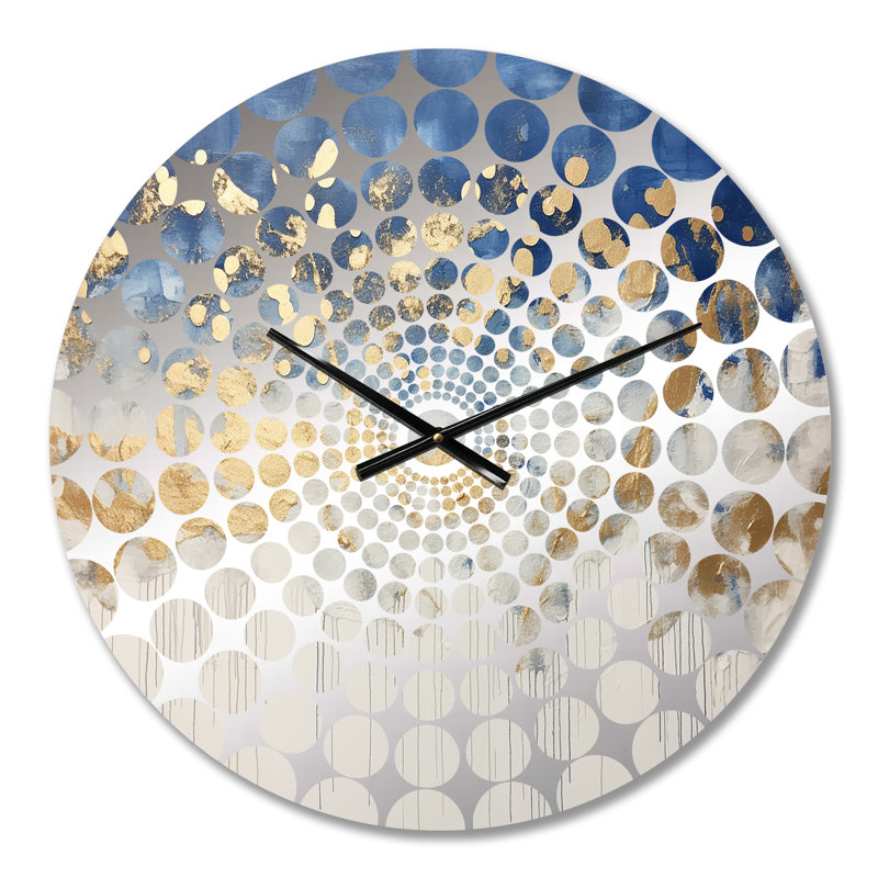 Horne - Horloge murale peinture abstraite, Petit