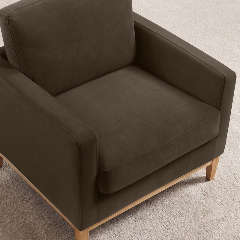 Fauteuil d'appoint Marquette, Espresso
