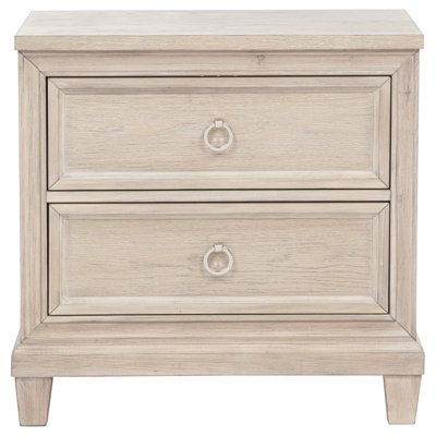Pembroke 2-drawer Nightstand Bedside Table Washed Oak