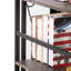 Étagère à livres en acier H 62 "x l 24" Mittler-14409630