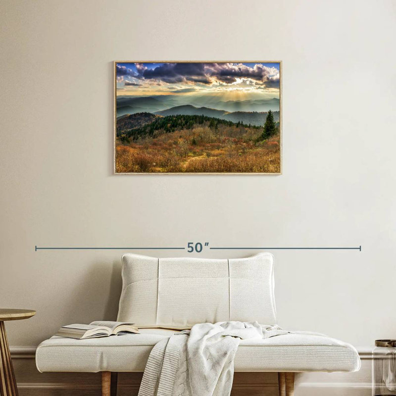 Parc national des Great Smoky Mountains, Cadre flottant en bois naturel, 31 po x 21 po