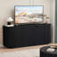 Buffet 63 pouces à 2 portes avec tablettes réglables-104783730