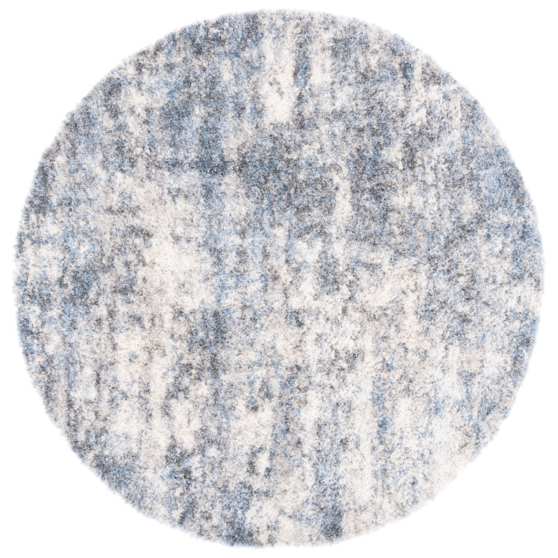 Niels Performance Abstract Rug, Round 6'7"
