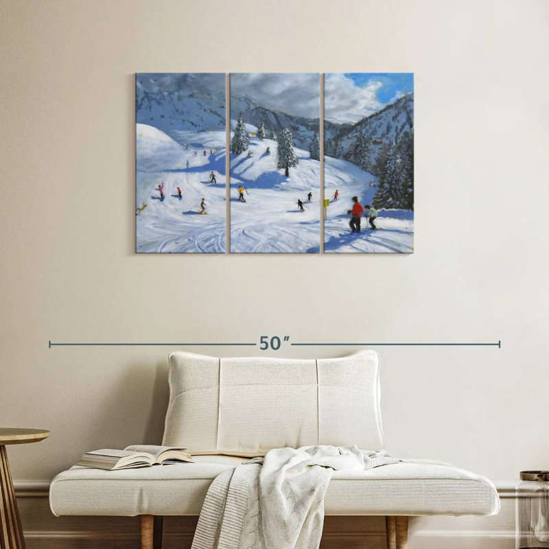 Sireci skiant à Kitzbuhel, H 24 po x l 38 po