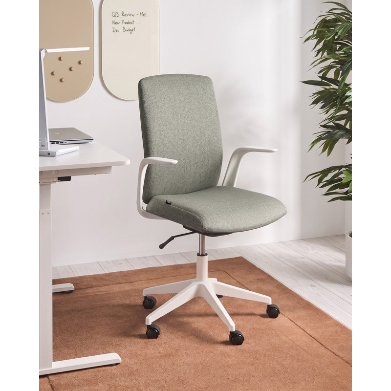 Latitude Run Fabric Office Chair, Green