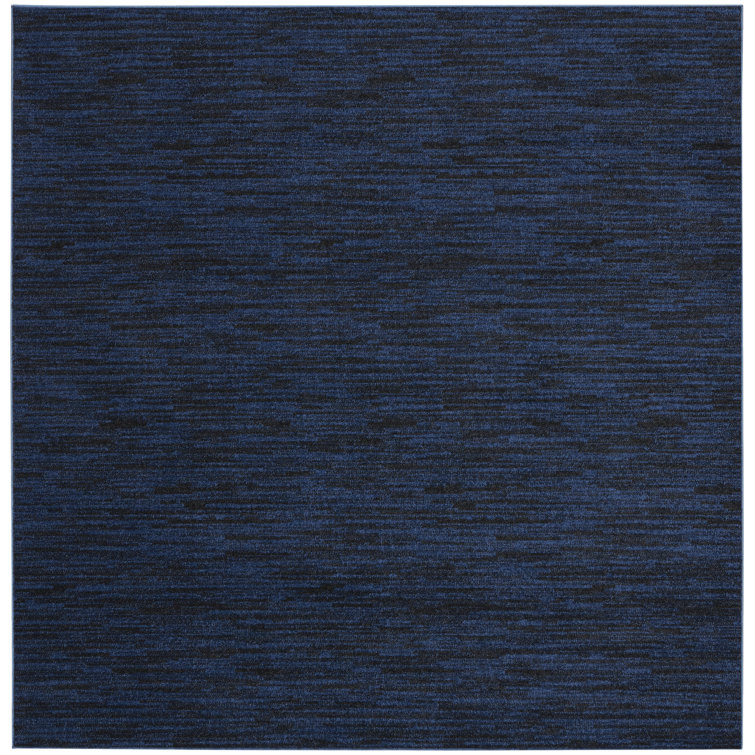 Nourison Essentials Mightnight/Blue Indoor/Outdoor Area Rug