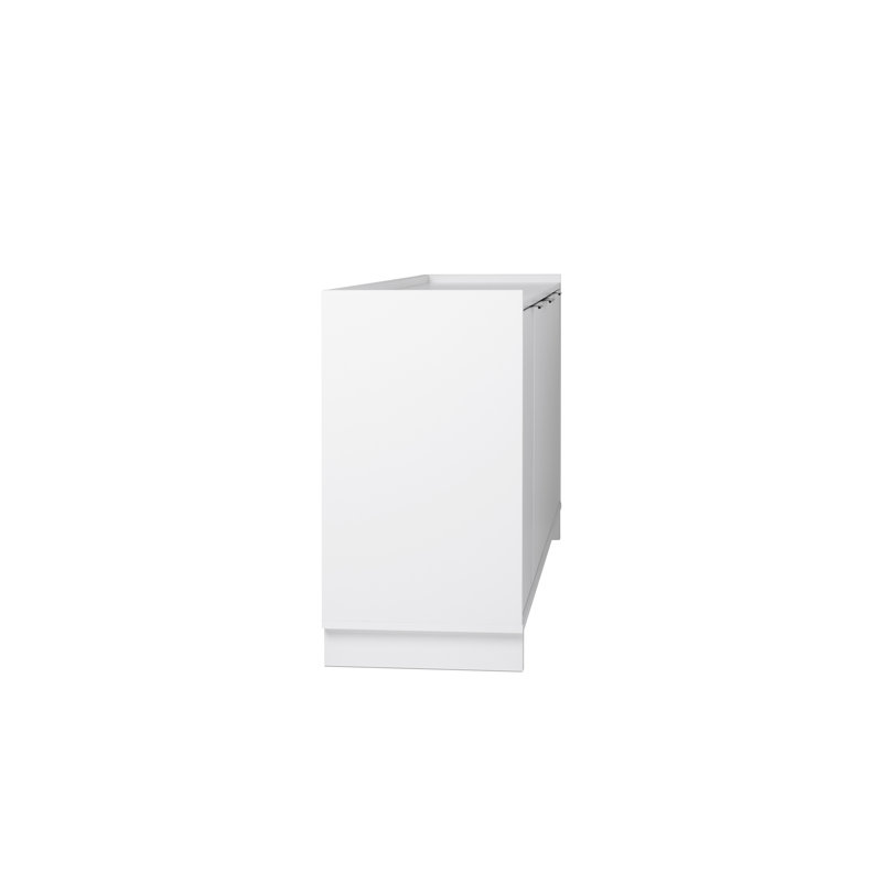 White Modern 60" Wood Sideboard with Storage