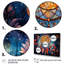 «Gold Dream Catcher Expressive Dreams I», reproduction sur toile-91644312-91644311