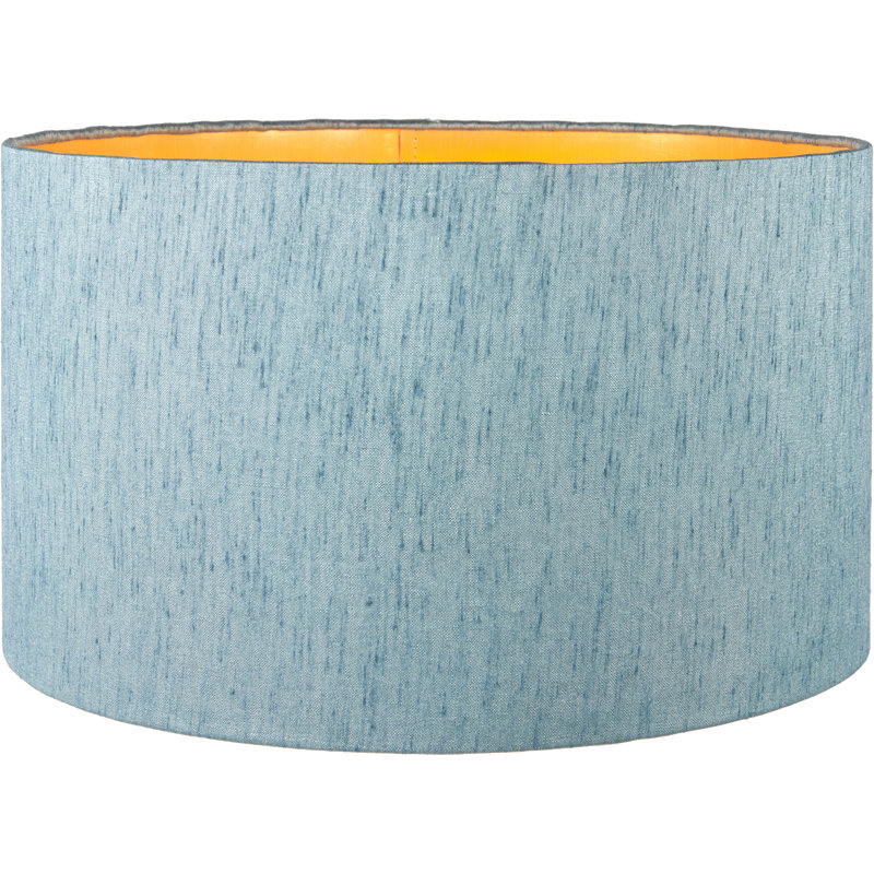 Drum Lamp Shade ( Uno ), 25cm H x 45cm W x 45cm D, Blue