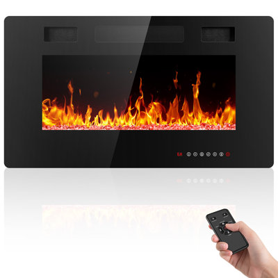 Electric Fireplace with Remote