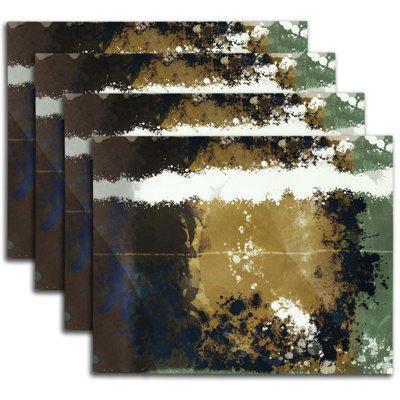 Napperon abstrait en polyester