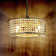 18" Windermere Caged Crystal Ceiling Fan with Light and Remote
