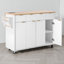 Îlot de cuisine de 55,5 po de large avec abattant-579097697-579097710