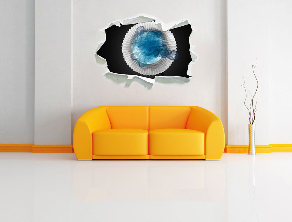 Stilvolle moderne Lampe Wandsticker