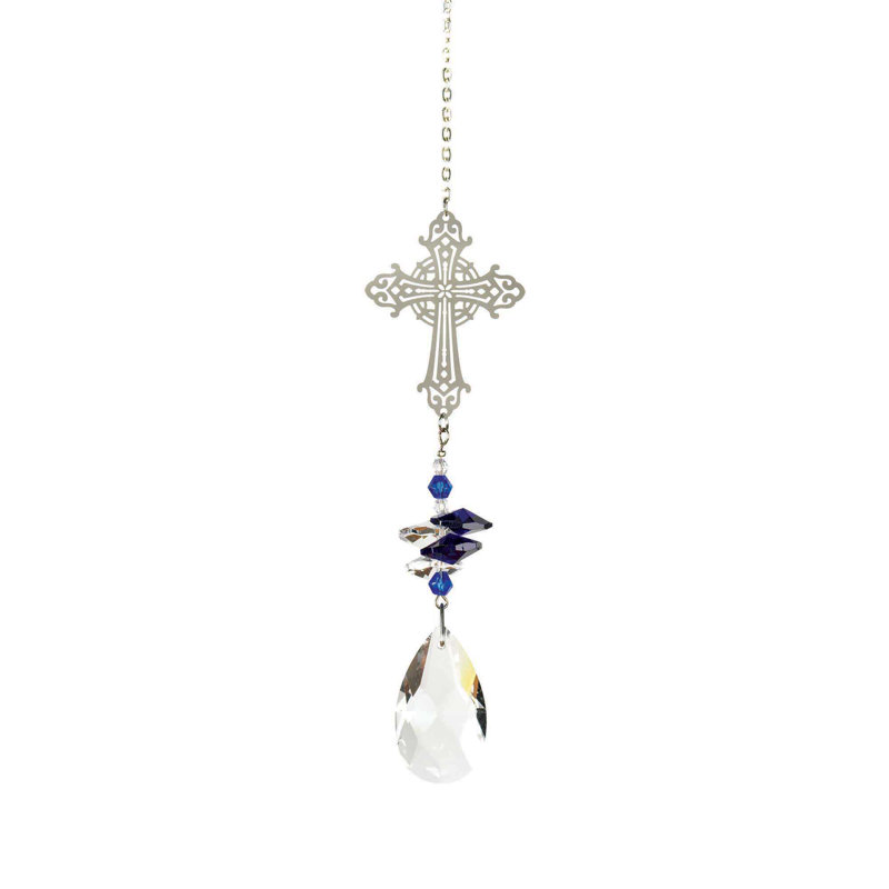 Weather Resistant Metal, Glass Religious & Spiritual Suncatcher