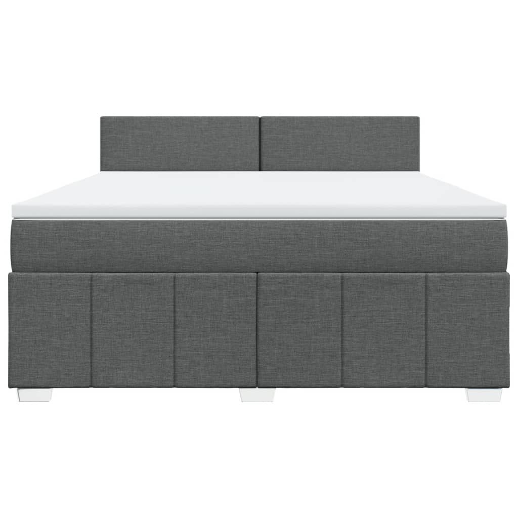 Vidaxl Boxspringbett Mit Matratze Creme 180X200 Cm Stoff