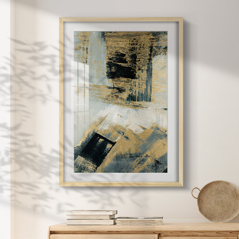 Southern Flow - impression encadrée, Naturel, H 25,5 po x l 17,5 po