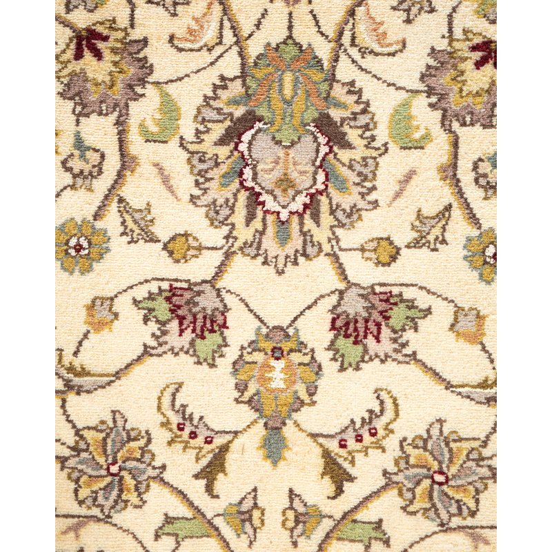 Classic One-of-a-Kind 4'2" x 6'3" Hand Knotted Area Rug