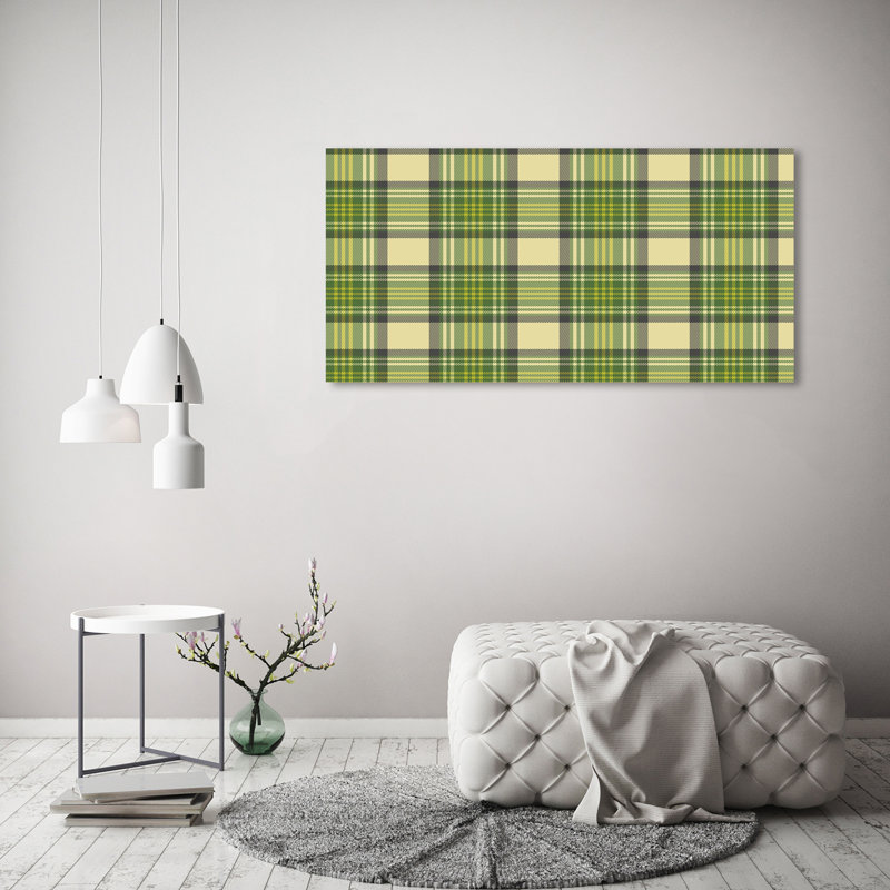 Green Trellis - Wrapped Canvas Print, Wrapped Canvas, 60cm H x 120cm W