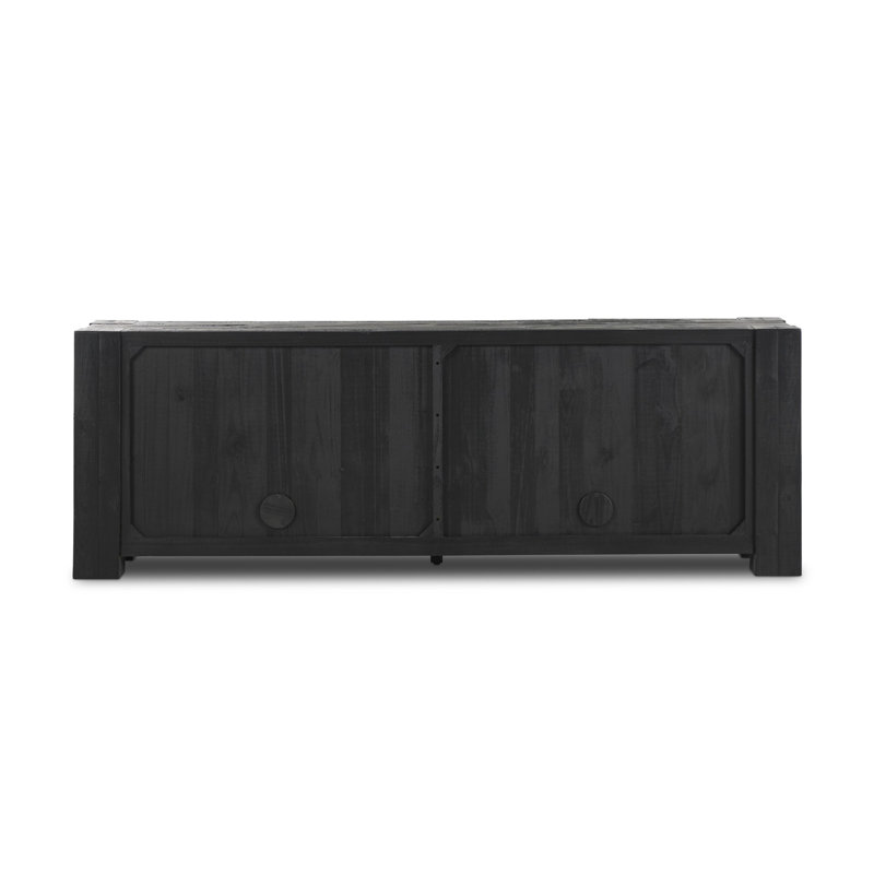 Finnian Sideboard-Light Blonde Pine, Aged Black Pine