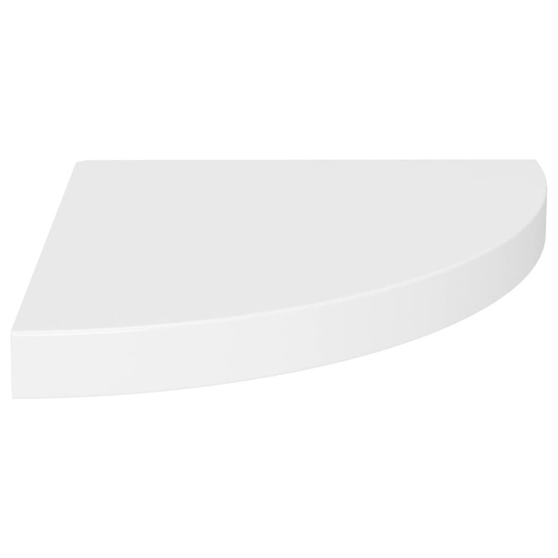 Brandom Floating Shelf, 3.8cm H x 25cm W x 25cm D, White