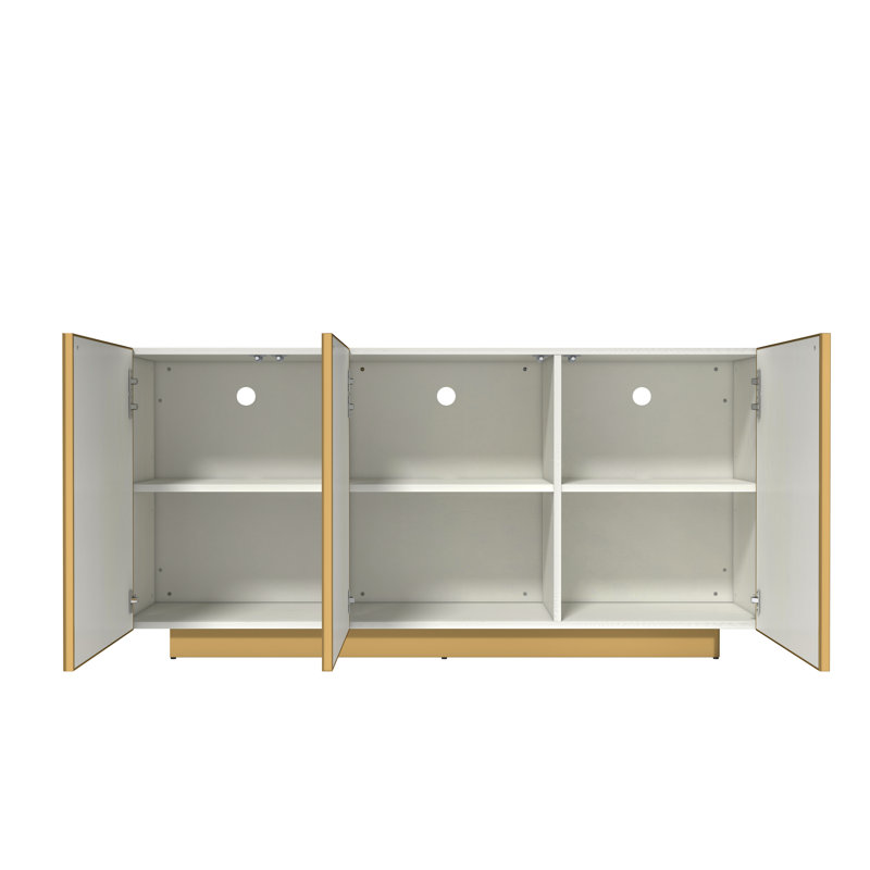 Modern 3-Door Storage Sideboard Buffet
