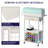 77cm H x 60cm W Utility Cart with Wheels